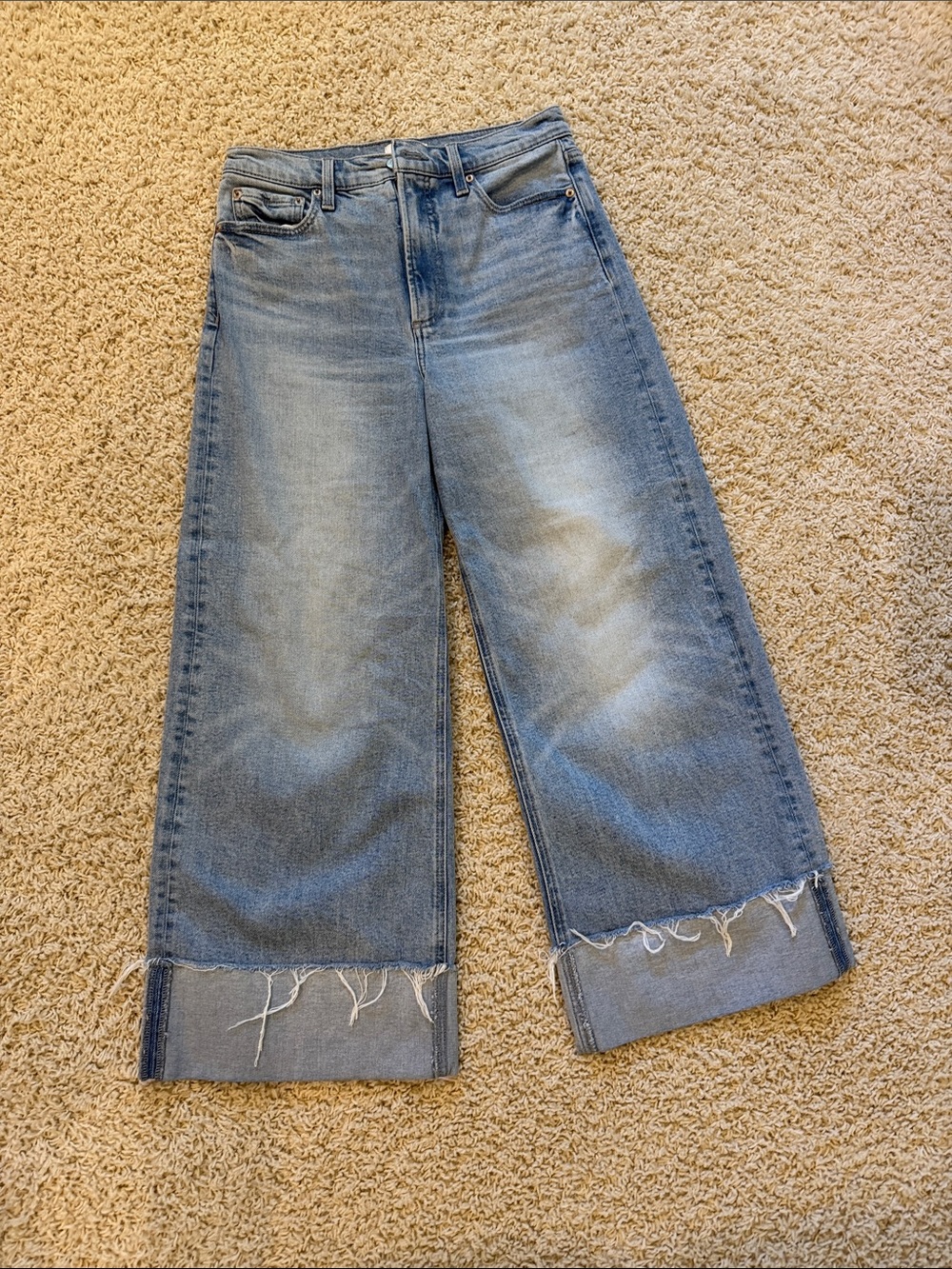 Pistola Lana Crop High-Rise Ultra Wide-Leg Jeans